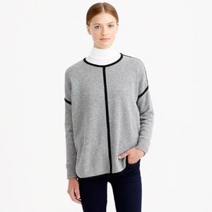 J. Crew Tipped Oversized Sweater
